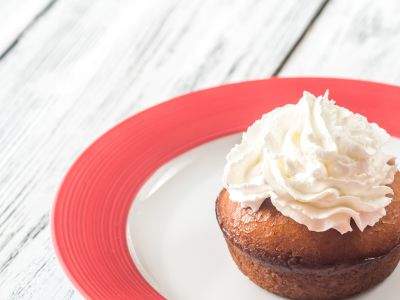 Babas au thé vert mangue passion