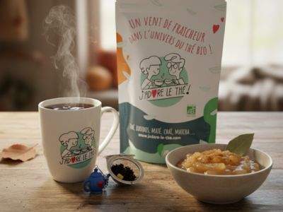 CompoThé de pomme au thé Earl Grey