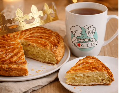 Galette des Rois à la frangipane parfumée au thé